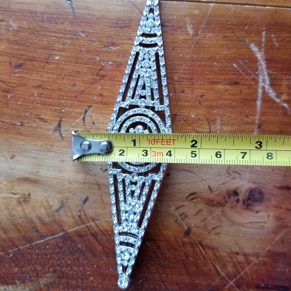 Crystal Encrusted Statement Necklace/Broach - Picture 15 of 17